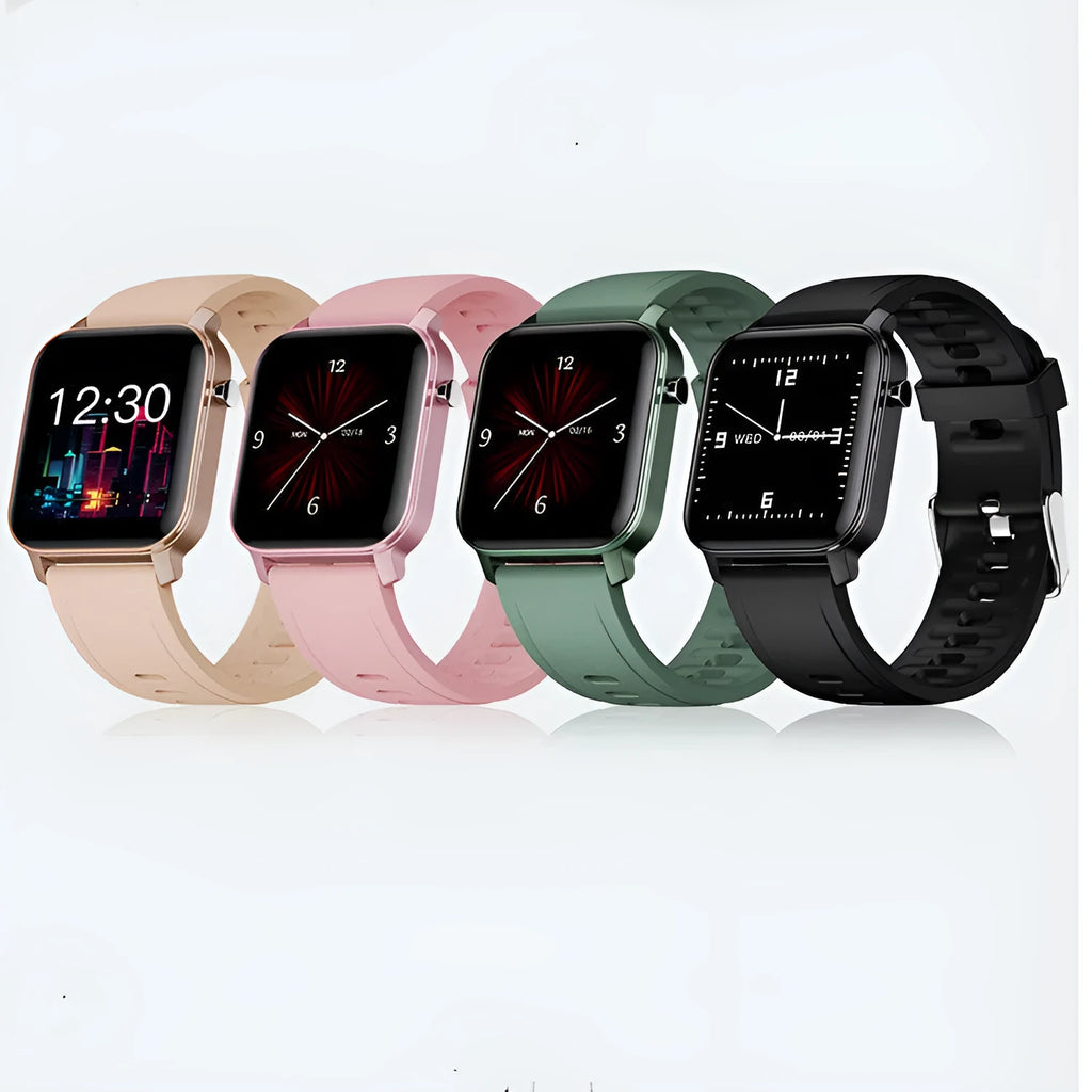 M2 smart bracelet watch with colour screen and black silicone wristband showing display interface