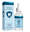 60ml bottle of dental restorative fluid with hydroxyapatite and theobromine oral rinse solution.
