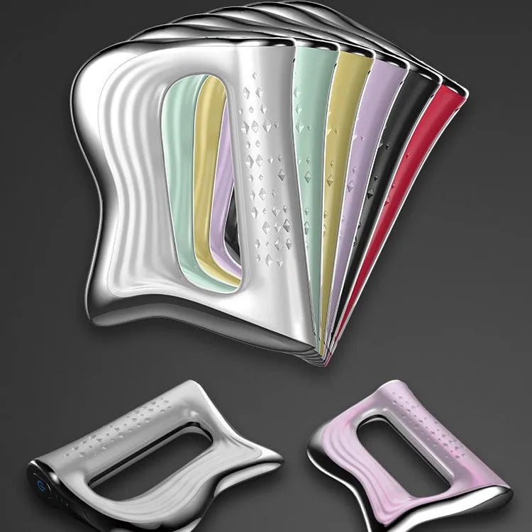 Natural resin rectangular scraping tablet for muscle massage and gua sha therapy