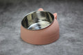 Elevated cat food bowl with 304 stainless steel inner, 200ml capacity, available in multiple colours