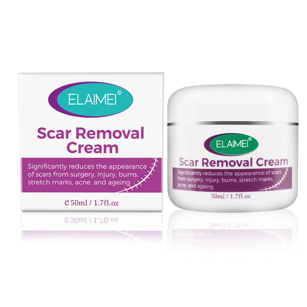 Scar removal cream tube 50g with crocodile peptide extract for face and body scar repair