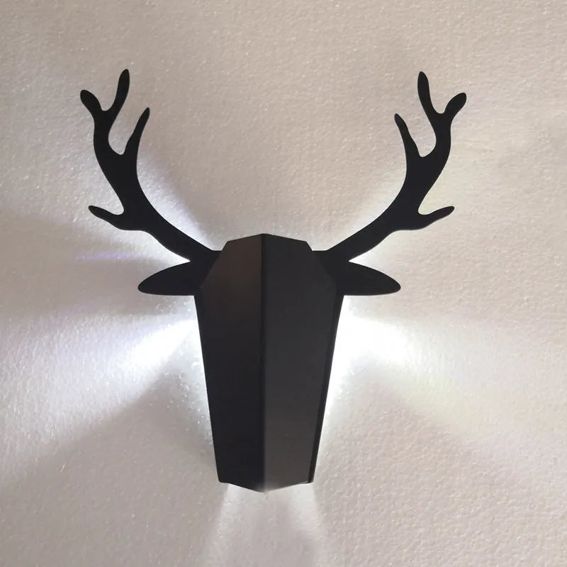 Decorative wall lamp with iron shade in Black, compact 225x240mm size, with LED light source