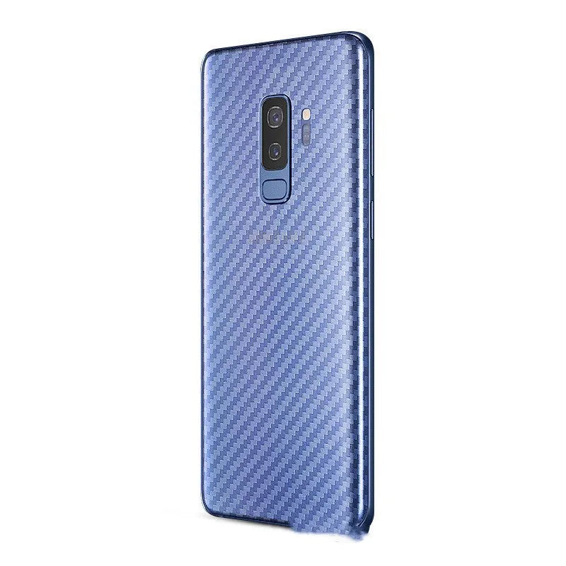 Anti scratch carbon fibre rear film for Samsung phone in matte PVC finish