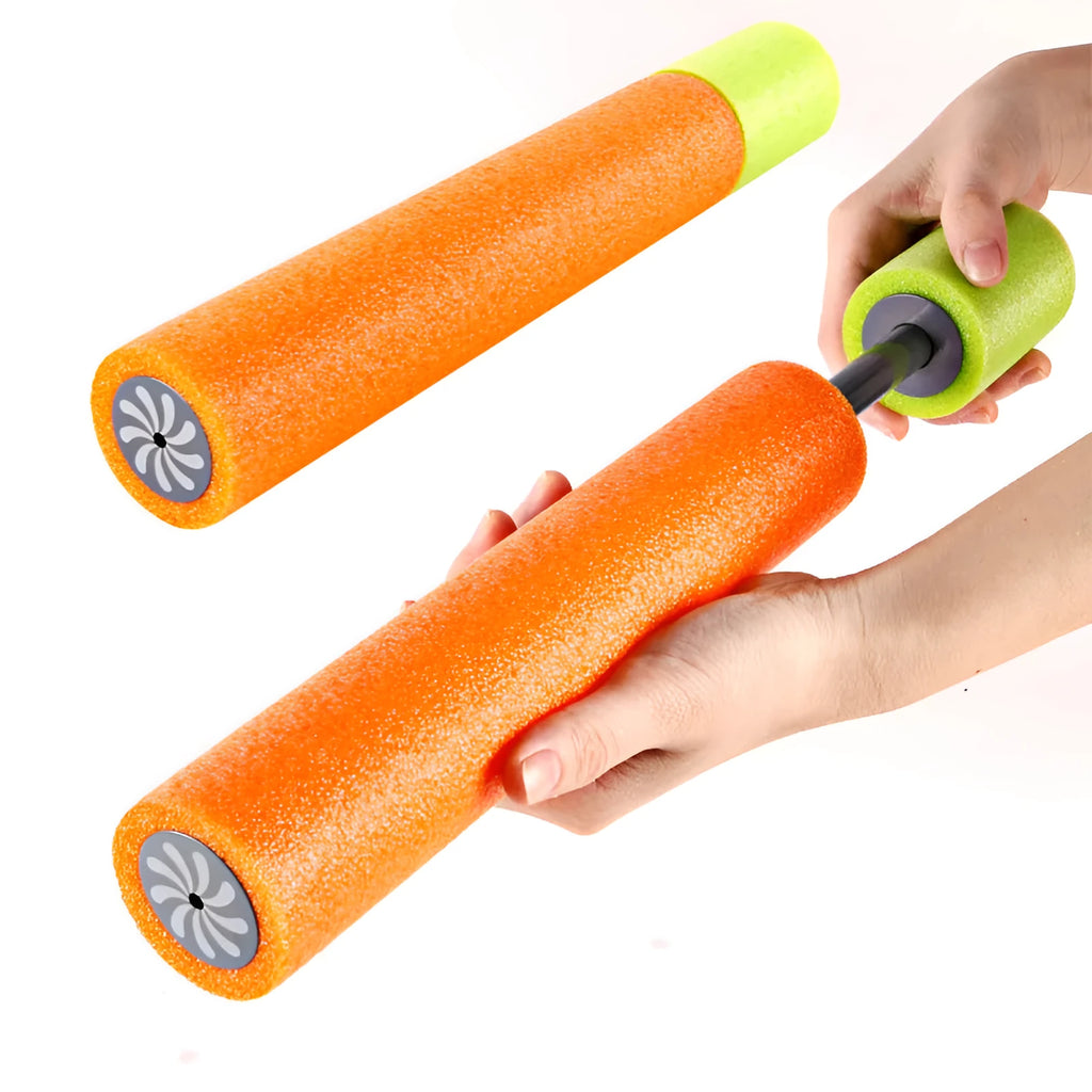 Orange EVA foam handle water blaster toy for children's summer outdoor water games