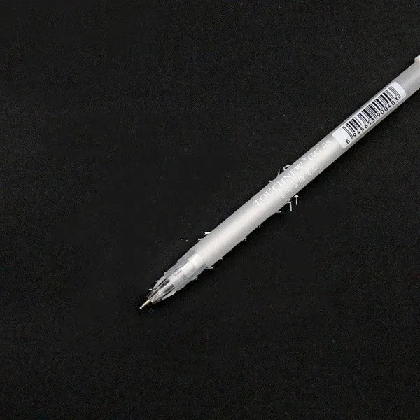Touchnew hand-painted highlight pen with 0.8mm tip in gold silver white colours for artistic strokes