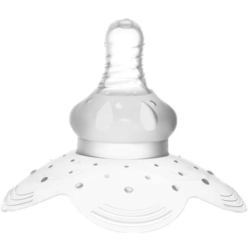 Nursing nipple protectors in petals and transparent colours for breastfeeding support