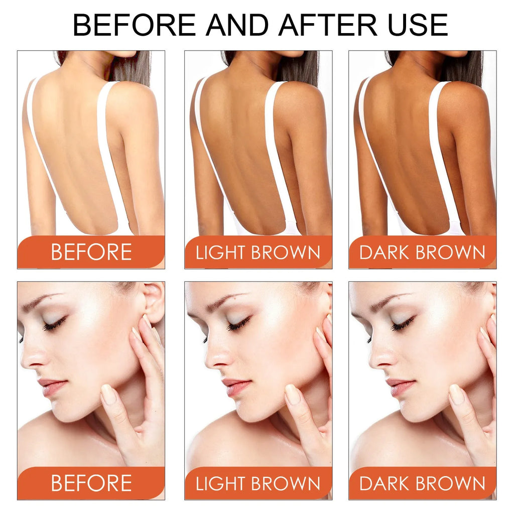 Wheat complexion body tanning moisturizing cream 50g tub, 5.3 x 5.3 x 4.5cm body cream