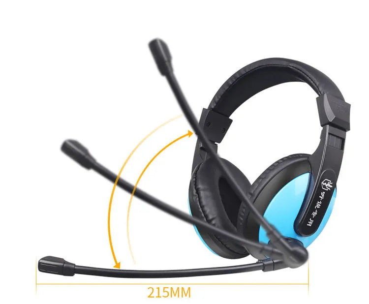 Blue760 wired gaming headset with over-ear cups and a flexible boom microphone.