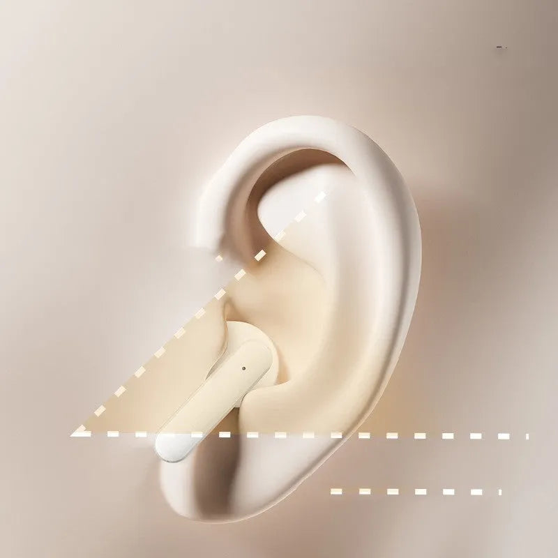 Full-colour touch screen Bluetooth headset with ear hook design and LCD display