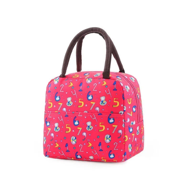 Thermal lunch bag with aluminium foil lining and Oxford cloth exterior in multiple colour options