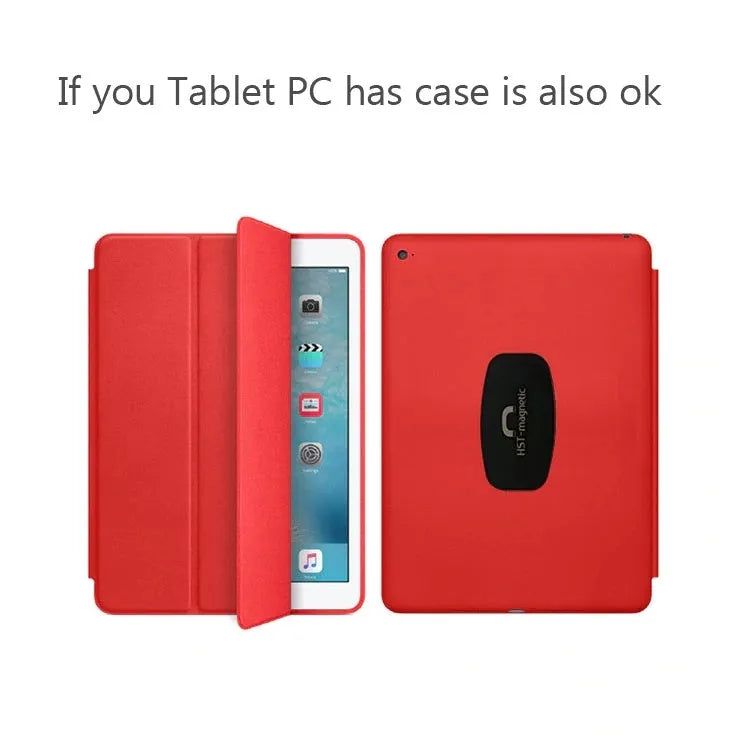 Magnetic tablet holder with twelve colour options compatible with Apple iPad Pro and Air tablets