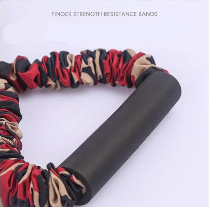 Fitness chest tensioner elastic band in blue, coffee, or red, 90cm circumference, 20/30/40 lb