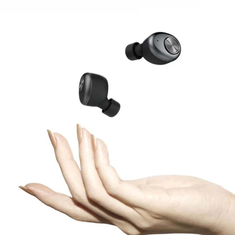 Black wireless Bluetooth over-ear headset for hands-free calling