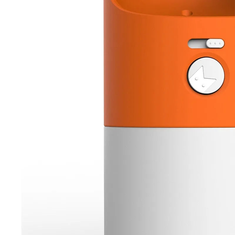 Moestar Rocket Pet Cup white grey portable dog water bottle with 270ml capacity