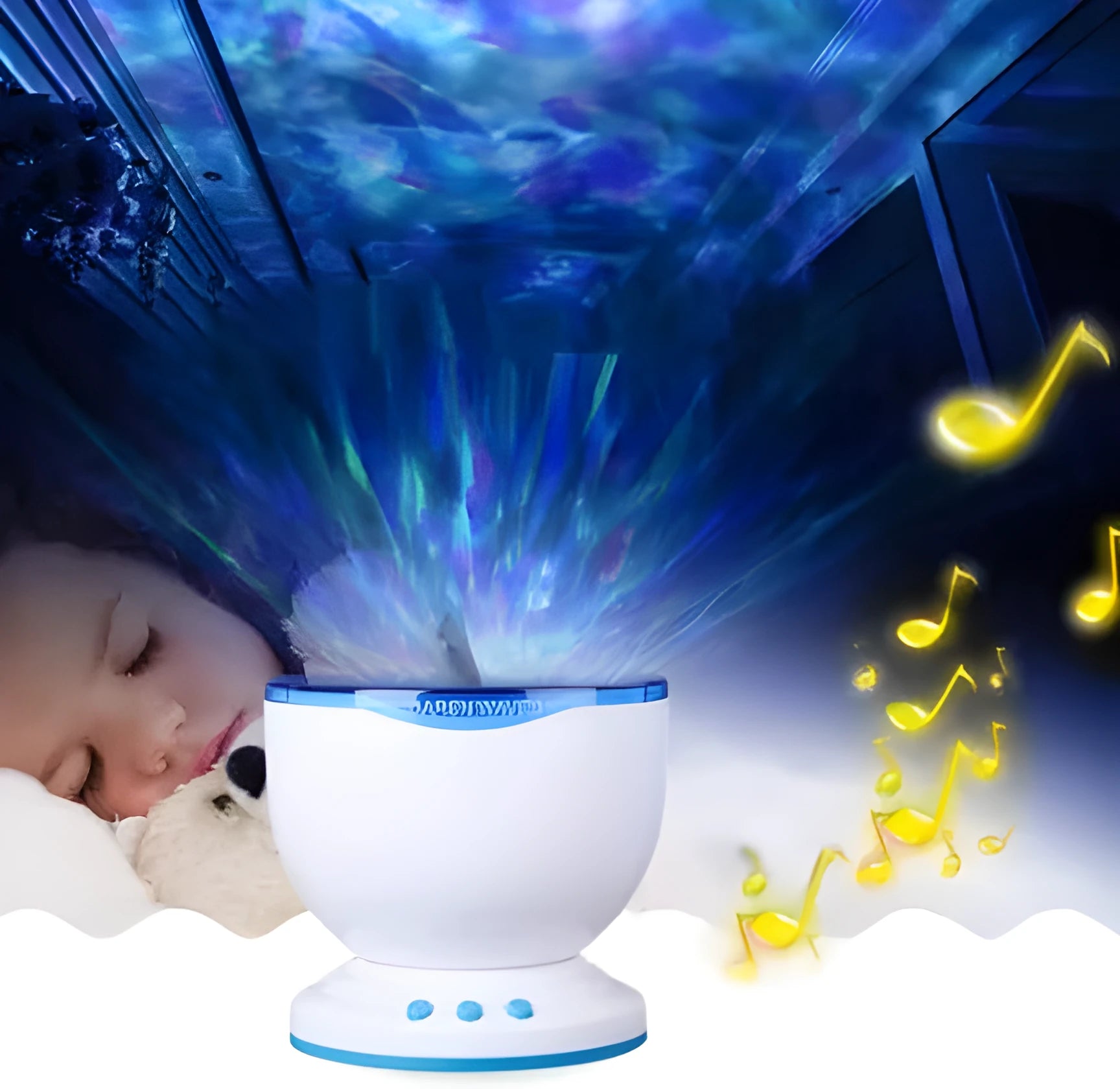 Blue ocean projection lamp with DLP technology for 5 metre distance projection