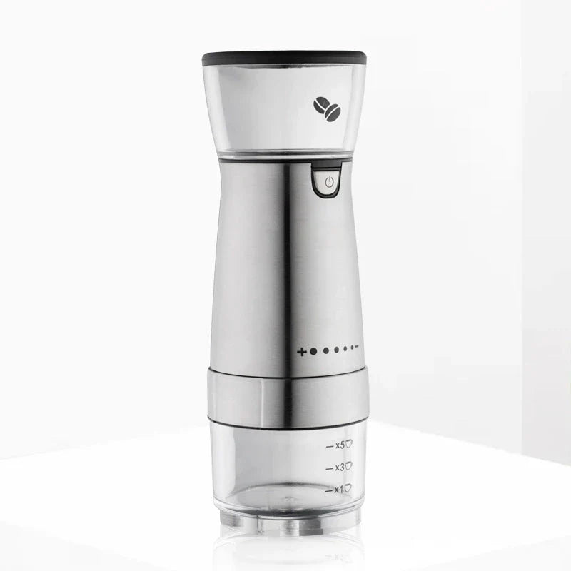 Premium Stainless Steel Electric Coffee Grinder with Adjustable Grind Settings for Optimal Brewing