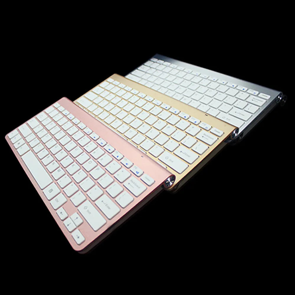 2.4G wireless keyboard and mouse combo set in silver with scissor-key switches and USB receiver