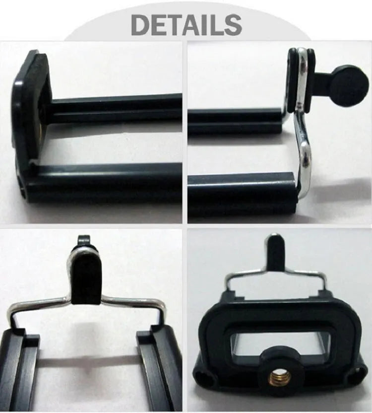 Black flexible octopus tripod with wrapped legs and spherical gimbal head for mounting a smartphone