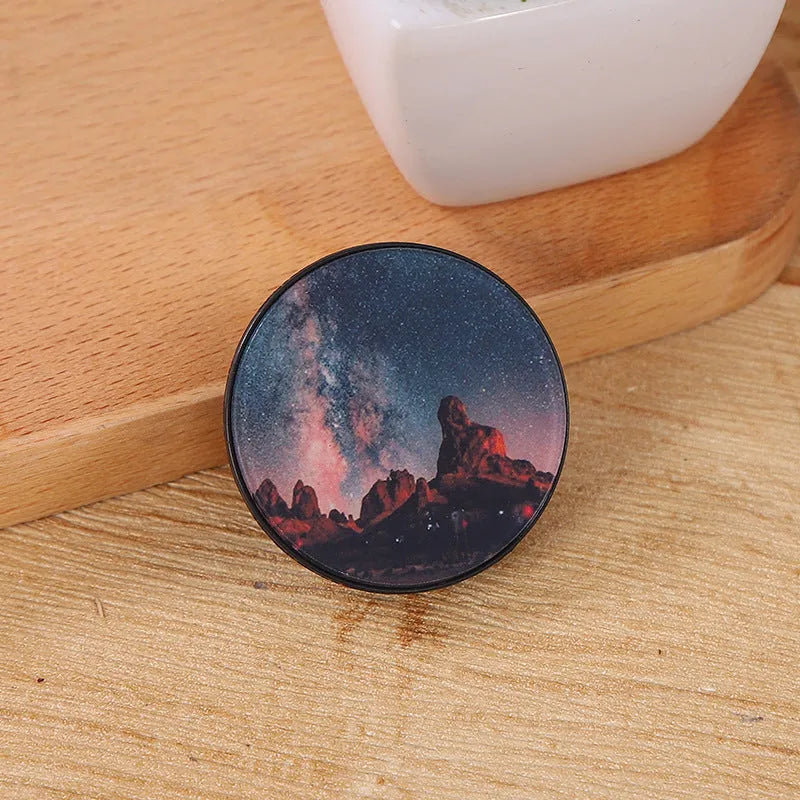 Lazy Acrylic Airbag Mobile Phone Holder with 4cm diameter base in colour option Z13