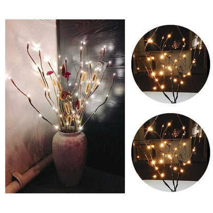 Enchanting Twig Lights with Ultra-Bright LED Bulbs, Perfect for Home Decor and Celebrations