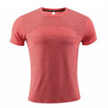 Short sleeve polyester spandex sports T-shirt for running and basketball in multiple colours