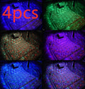 Colourful USB car interior LED atmosphere light for GM footwell, 133x30x19mm, PVC crystal lampshade