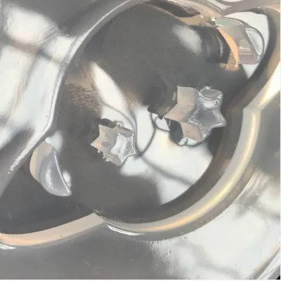 Round silicone mould for making full mirror finish spherical epoxy resin charms, approx 6.5 cm diameter