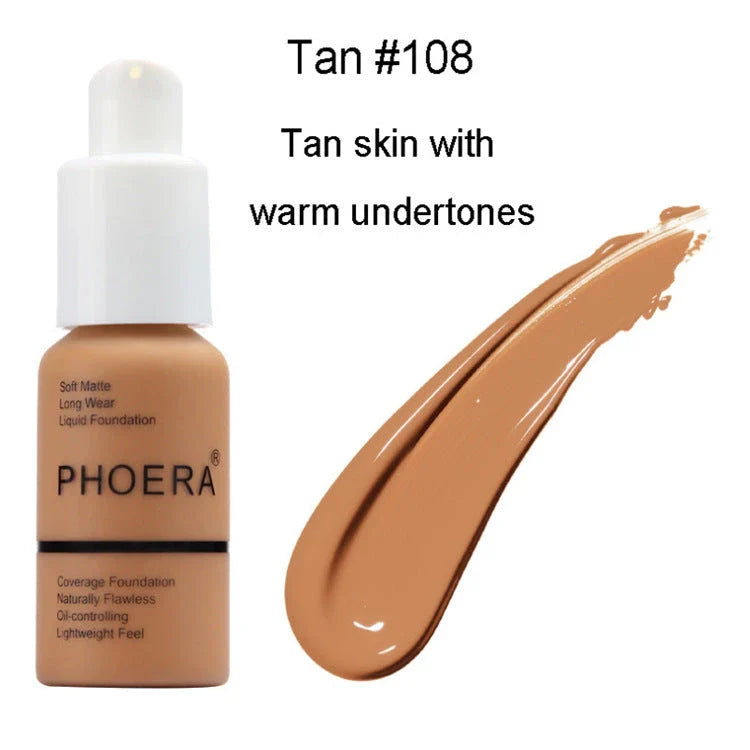 Natural Matte Concealer Foundation Cream with Skin-Nourishing Ingredients for Flawless, Radiant Complexion