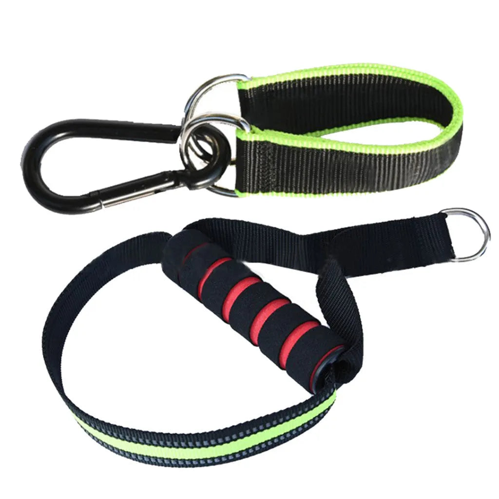 Horizontal bar auxiliary belt elastic rope resistance belt with dual handle option for fitness training