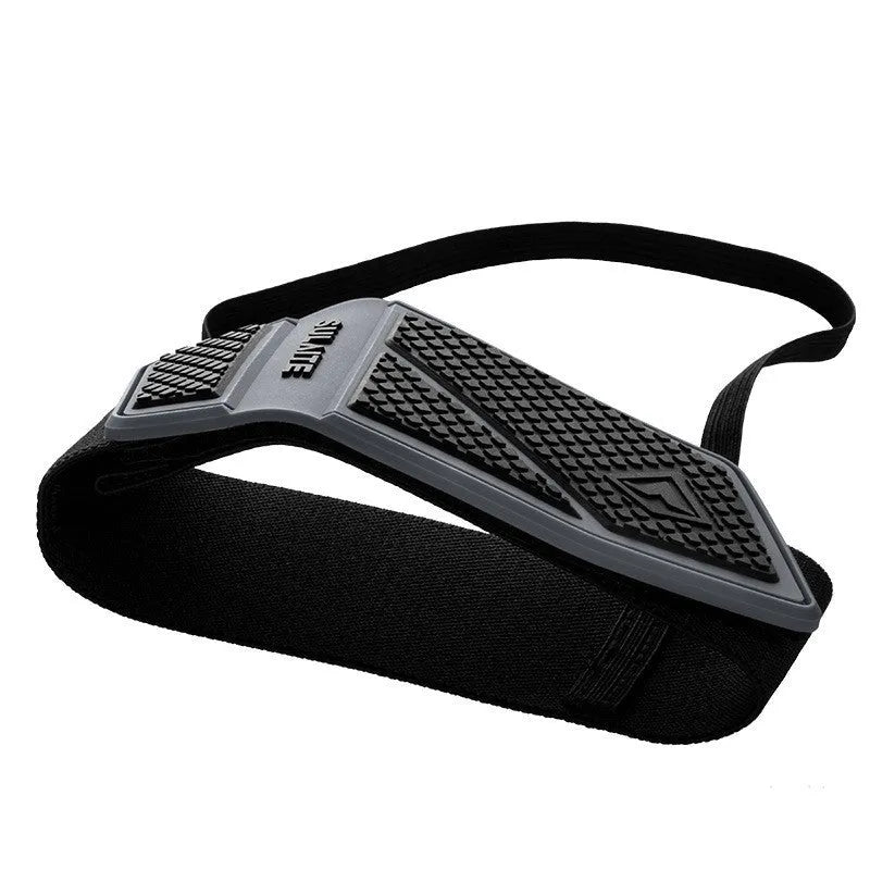 Motorcycle gear cover in grey or brown, non-slip rubber widened shoe protector for gear shift lever.