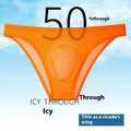 Ultra-thin ice silk seamless low-waist briefs for women in multiple colours