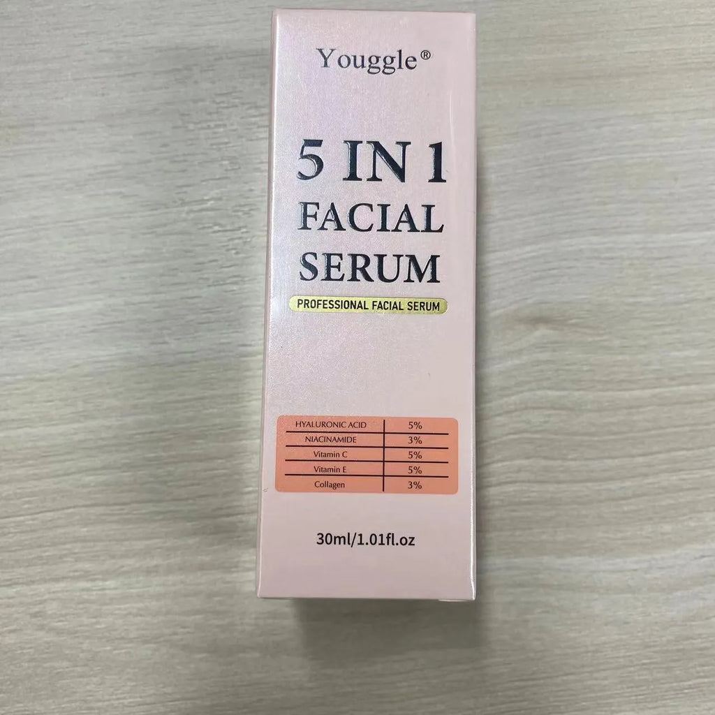5-in-1 face serum 30ml bottle complete skin transformation solution