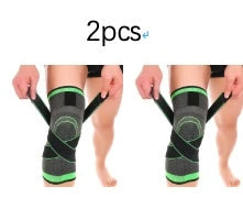 Premium sports knee pads with adjustable straps, breathable fabric, and sturdy construction for injury prevention and high-performance athletics