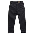 Men's slim fit casual trousers in micro elastic washed fabric with straight leg styling in solid colours