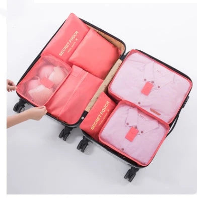 Premium waterproof travel packing cubes in various colors for organized packing and storage