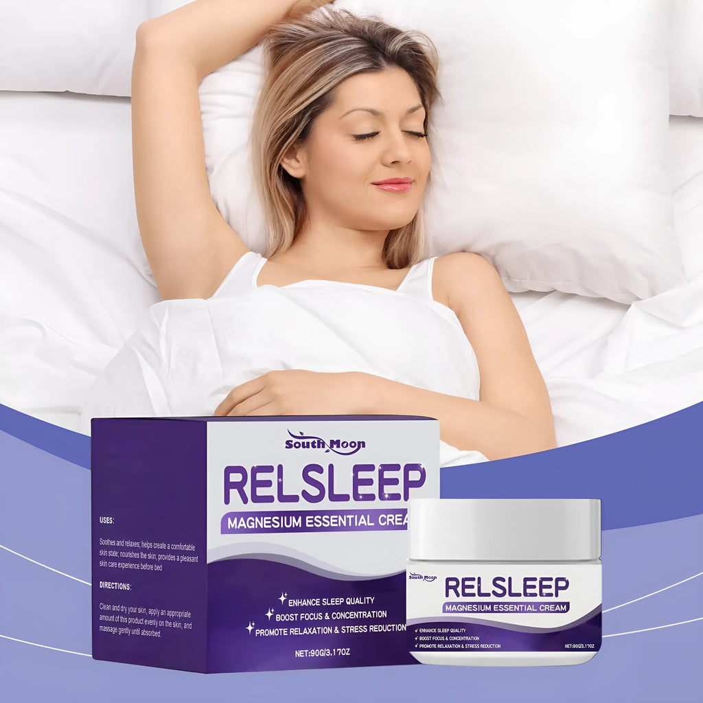 Sleep Magnesium Essence Cream 90g container with honey and magnesium sulfate formula