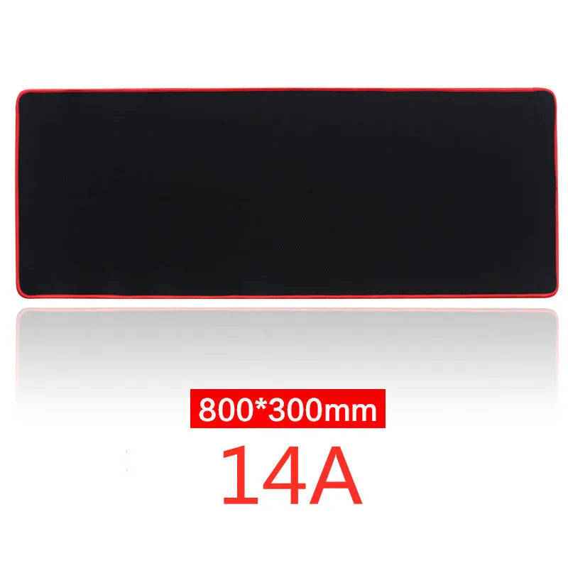 Oversized mouse pad 300 x 800mm with non-slip rubber base and cloth surface heat transfer print design