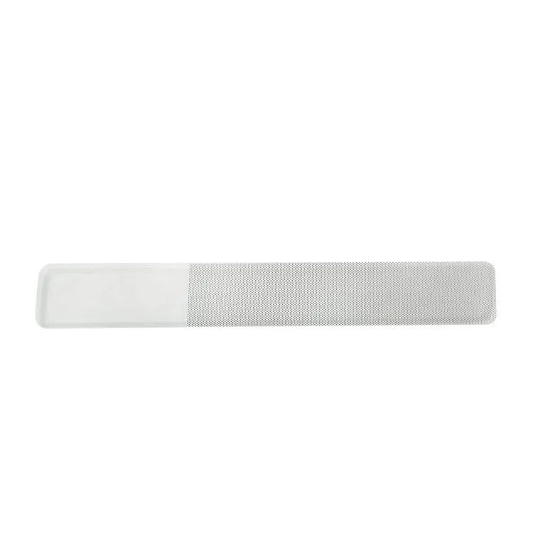 Nail anti-bite bitter nail water 15ml glass bottle with treatment solution and two nail files on white background