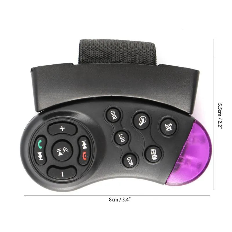 7-inch double DIN car MP5 player with Bluetooth and USB touchscreen in black