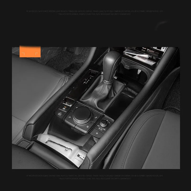 Automotive interior plastic patch for steering wheel gear lift U style trim