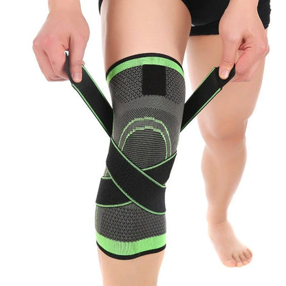 Premium sports knee pads with adjustable straps, breathable fabric, and sturdy construction for injury prevention and high-performance athletics