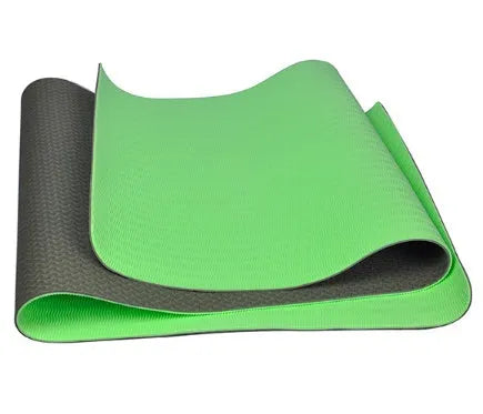 TPE yoga mat in a colour selection with anti-slip surface, measuring 1830x610mm x 6mm thick