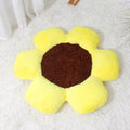 85cm round flower-shaped blue pet nest cat bed with plush material