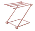 Foldable plastic dishcloth shelf in Nordic style colours with punch-free installation for kitchen organisation