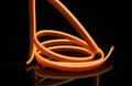 Flexible water-resistant LED strip light with 360° illumination, 1m length, 10 colour options