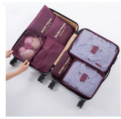 Premium waterproof travel packing cubes in various colors for organized packing and storage