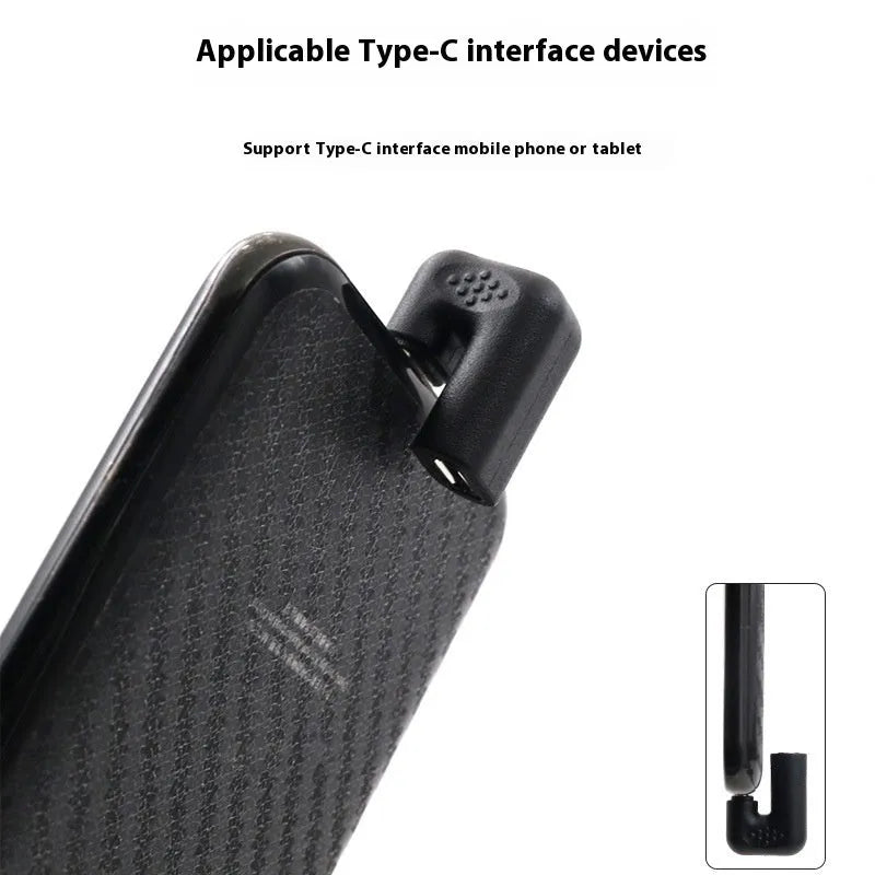 Plastic male to female adapter extension cable with U-bend design and four standard adapters