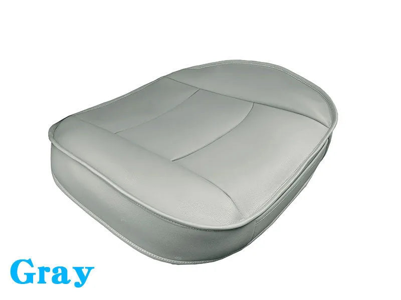 PU leather car seat cover for four-door SUV in black, beige, or grey, single seat cover