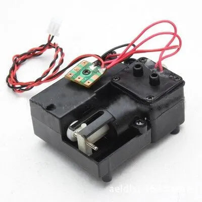 Black RC tank smoke box accessory for 1/16 scale Heng Long and Taigen models