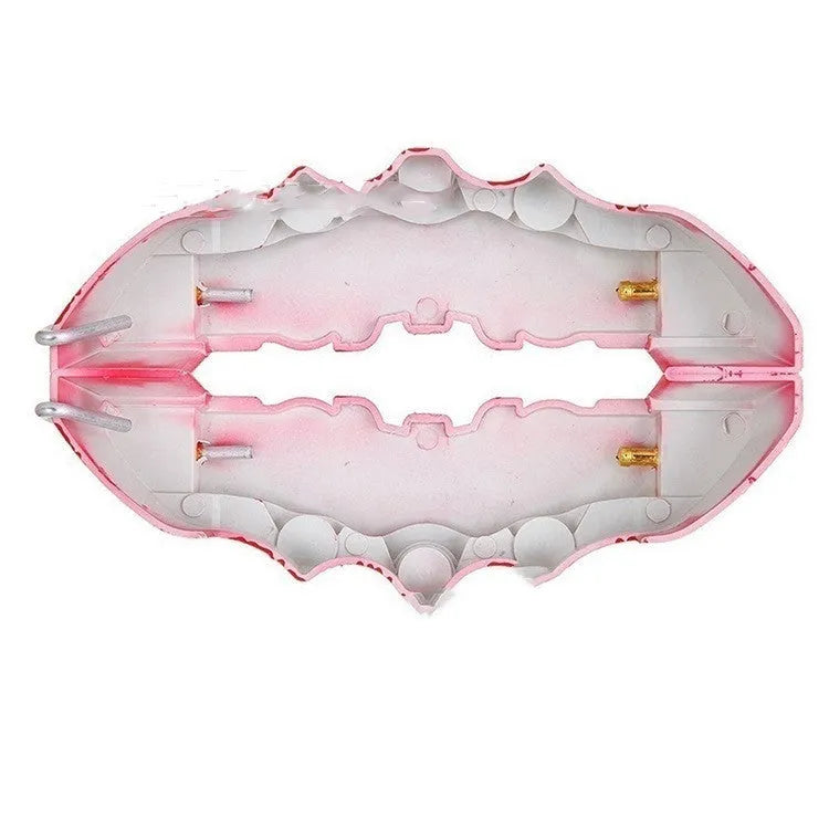 Red four-piece brake caliper cover set in small, medium and large sizes for car modified brake calipers